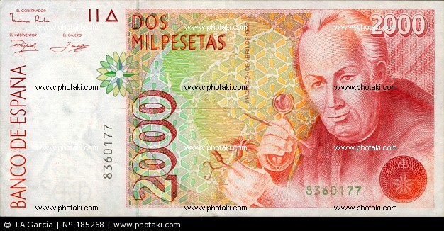 billete de 2000 pesetas